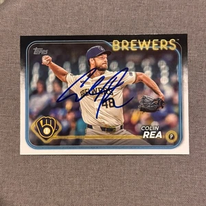 COLIN REA Signed Autographed 2024 Topps Update Series Card MIL Brewers #US171 - Picture 1 of 1
