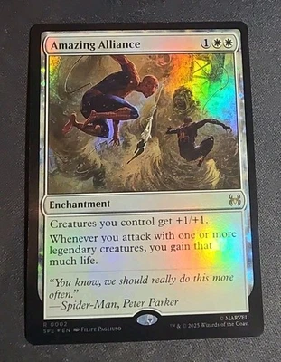 MTG Spider-Man: Amazing Alliance FOIL M/NM SPM #0002 - Image 1 of 3