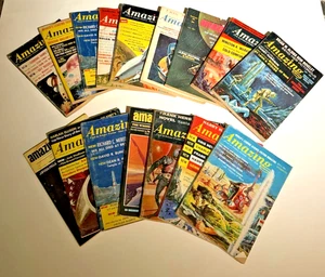 Vintage 1960s-70s Assortment of Amazing Stories Science Fiction Booklets - Picture 1 of 10