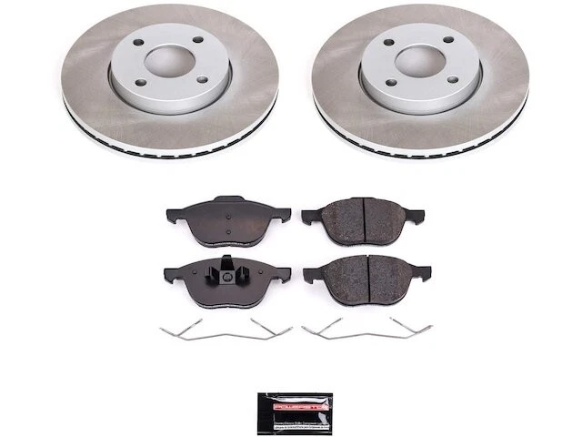 Комплект переднего тормоза и ротора для 2005-2007 Ford Focus 2006 CP389WQ - Изображение 1 из 1