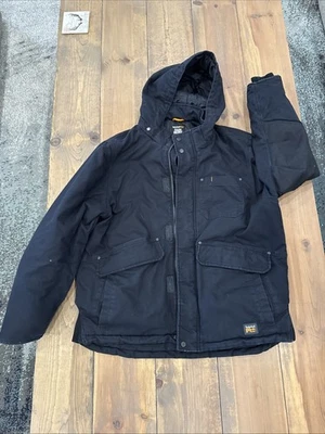 Abrigo de trabajo pesado Timberland Pro para hombre XL repelente de lluvia negro Foto 1 de 4