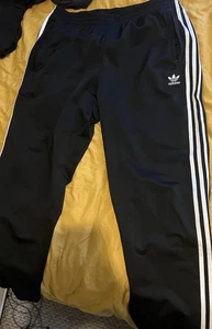 Adidas Firebird Men's Track Pants Size XL Black - Picture 1 of 1