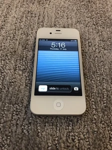 iOS 6! Apple iPhone 4s - 16GB - White (Unlocked) (CA) - Photo 1 sur 4