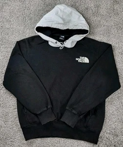 The Northface Drawcord Hoodie Men's Size Small Black & White - Picture 1 of 9