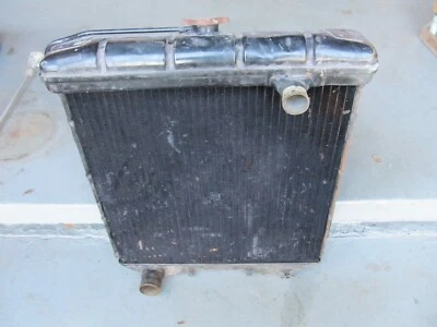 Original 1954 1955 1956? Ford Fairlane Triple core 3 Row V8 Radiator DRIVER - Image 1 of 4