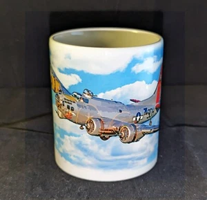 B-17 Flying Fortress illustrated US Army Air Corp World War II bomber air - Picture 1 of 3