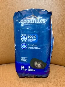 GoodNites 9-Count Youth Absorbent Underwear X-Large 95 to 140 lbs - Picture 1 of 4
