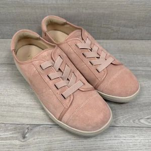 Vionic Shoes Womens Size 8.5 Pink Jean Suede Casual Sneakers Slip On Lightweight - Picture 1 of 10