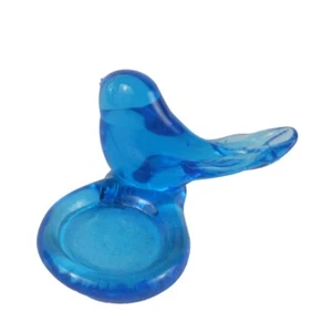 Bluejay of Happiness on Base by (Leo Ward 1927-2017) Vintage American Art Glass - Picture 1 of 7