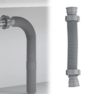 Kitchen Sink Flexible Tubular Drain Tubing Pipe Basin Water Drain Hose Tube - Picture 1 of 19