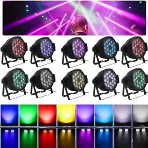 270W Par Can Stage Light 18LED RGBW Beam DMX Disco Strobe DJ Party Show Lighting - Picture 1 of 12