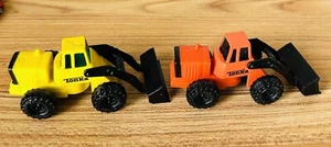 Vintage 1992 Tonka Construction Vehicle Excavator Front End Loader Lot Of 2 Toys - Picture 1 of 7