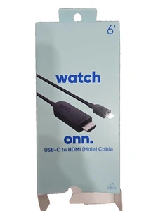montre 6' n. Câble USB-C HDMI (mâle) boîte ouverte jamais utilisé - Photo 1 sur 4