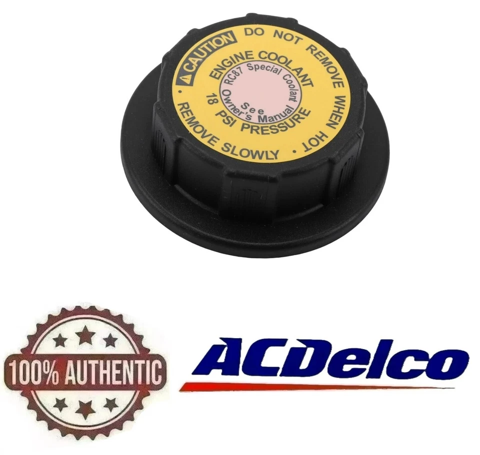 OEM NEW GENUINE Genuine Radiator Coolant Overflow Tank Cap 1992-2004 GM 25713160 - Image 1 of 1
