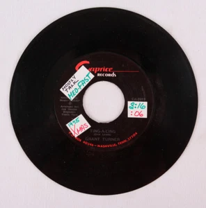 RARE Ting-a-Ling / Miracle of Love by Grant Turner, 7" 45rpm, NM - Picture 1 of 2