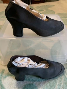 Vintage Damen 40er 50er U.S. Rubber Co. schwarz Überschuhe Überschuhe Regenstiefel 7 - Bild 1 von 12
