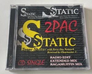 1997 Tupac Shakur 2PAC Static REMIX Chopmaster J Ragamuffin IMPORT Australia CD - Picture 1 of 15
