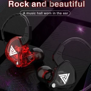 HIFI In Ear Sport Headset Earphone Wired with Microphone Headphones - Picture 1 of 20