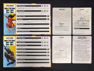 Marvel Crisis Protocol Agent Venom Spider-Woman SOLO Reglas Cartas Tácticas SIN Minis - Imagen 1 de 1