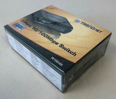 *TRENDnet 5-Port 10/100Mbps Switch, TE100-S5, *NEW* - Image 1 of 4