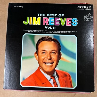 The Best Of Jim Reeves Vol. II Vinyl Record LP Jim Reeves RCA Victor LSP-3482(e) - Image 1 of 3