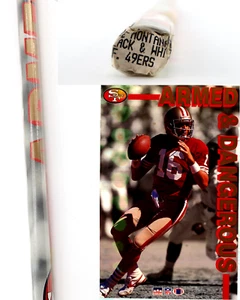 Joe Montana 1991 Armado y Peligroso 23x35 San Francisco Starline Nuevo Precintado - Imagen 1 de 5