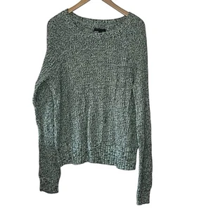 American Eagle AEO Cable Knit 100% Cotton Sweater Size XL Marbled - Picture 1 of 7