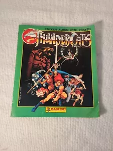 Vintage 1986 THUNDERCATS Sticker Book Panini Some Stickers & Poster All Stickers - Picture 1 of 18