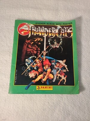 Libro de pegatinas Thundercats 1986 vintage Panini algunas pegatinas y póster todas las pegatinas Foto 1 de 4