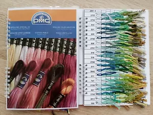 DMC Color Chart with Real Thread Samples - 498 Colors 20 cm Includes Book Chart - Picture 1 of 7