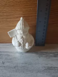 ceramic bisque ready to paint snowman #2 - Picture 1 of 2