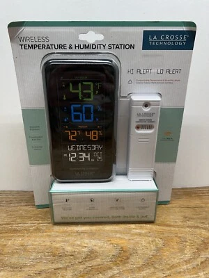 S82967 La Crosse Technology Color Weather Station with TX141TH-BV3 - Open Box - Image 1 of 4