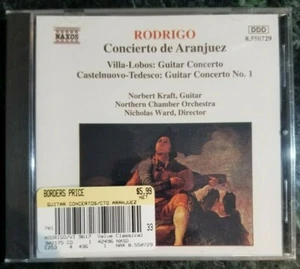 NORBERT KRAFT - RODRIGO: Concierto de Aranjuez (CD, 1993, Naxos) NEW SEALED - Picture 1 of 2