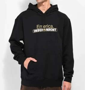 EMERICA X INDEPENDENT BAR Men's Pullover Hoodie - Black - Size XL - NWT LAST ONE - Picture 1 of 3