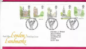 OFICINA DE CORREOS 1980 FDC Cubierta - LONDRES HIDMARKS - Shs BUREAU Edimburgo - Imagen 1 de 2