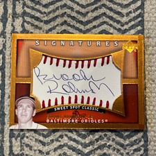 2005 Upper Deck Sweet Spot Classic BROOKS ROBINSON autograph HOF auto #BR