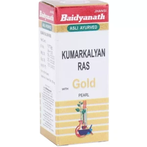 Baidyanath KUMARKALYAN Ras with Gold (10 Tablets) For Rickets & Other Problems - Picture 1 of 2