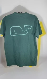 Vineyard Vines Vintage Whale Pocket Tee XS Relaxed Fit Charleston Green NWT - Picture 1 of 5