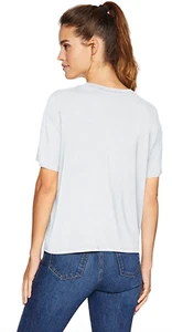 DAILY RITUAL Womens Jersey Relaxed-Fit S/S Crewneck Pocket T-Shirt/Tee 2XL White - Picture 1 of 4