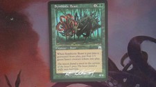 1X Symbiotic Beast Onslaught NM/EX SIGNED MTG CARD