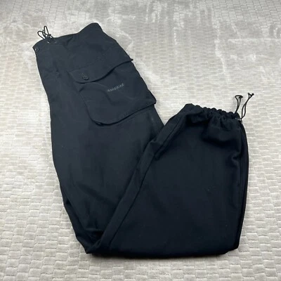 Ralph Lauren Dry Goods 67 Men's Medium Pants Cargo Polyester Black VTG *READ - Image 1 of 4