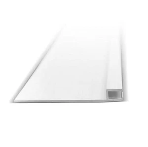 Befestigungsleiste mit Wandanschlag I Hart-PVC I für Keilbiese P3 I 200 x 10 cm - Bild 1 von 6