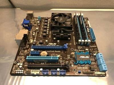 ASUS Motherboard F2A55-M 4 GB DDR3 RAM AMD A6-6400 - Image 1 of 3