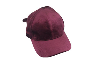 MADDEN NYC WOMENS BURGUNDY Casual Cap Adjustable BASEBALL HAT - ONE SIZE Fits