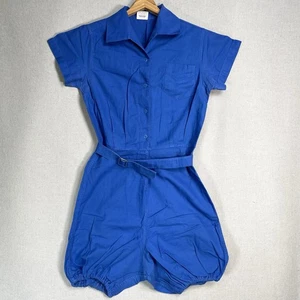 Vintage 40er 50er Fitness Uniform Overall Damengröße 12 Phys Ed sanforisiert Moore - Bild 1 von 18