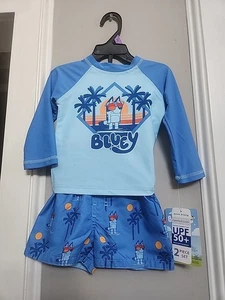Bluey Jungen Badeset :: 12 Monate Neu mit Etikett :: 50+ UPF - Bild 1 von 6