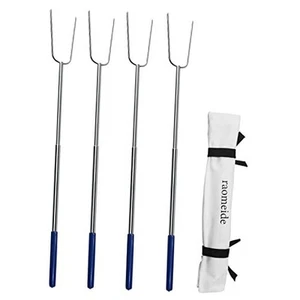 " Heavy Duty Hot Dog Roasting Sticks for Campfire, Smores Sticks for Fire 32 4 - Picture 1 of 7