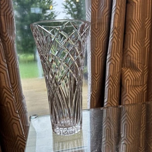 Marquis by Waterford “Maximilion”Hand Cut Lead Crystal 12” Vase - Picture 1 of 19