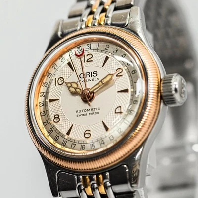 No Tariffs **NEAR MINT** ORIS Big Crown Pointer Date 7464 Automatic 27mm Women's - Image 1 of 4