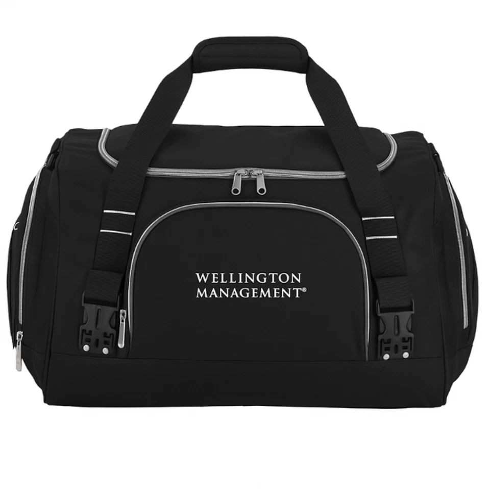 Bolsa de gerenciamento Wellington 100% autêntica nova com etiquetas preta/vermelha finanças transporte de viagem - Imagem 1 de 1